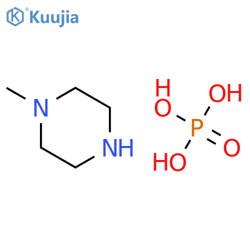Piperazine, 1-methyl-, phosphate (1:1) structure