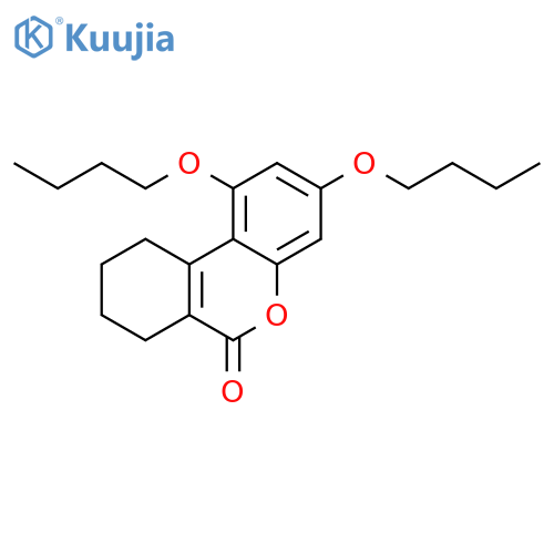 1,3-dibutoxy-7,8,9,10-tetrahydro-6H-benzo[c]chromen-6-one structure