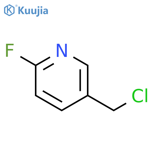 5-(chloromethyl)-2-fluoropyridine structure