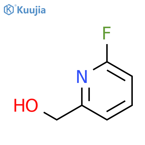 (6-fluoropyridin-2-yl)methanol structure