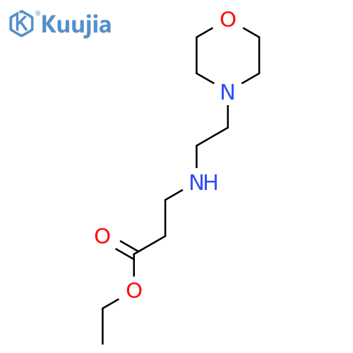 Ethyl 3-{[2-(morpholin-4-yl)ethyl]amino}propanoate structure