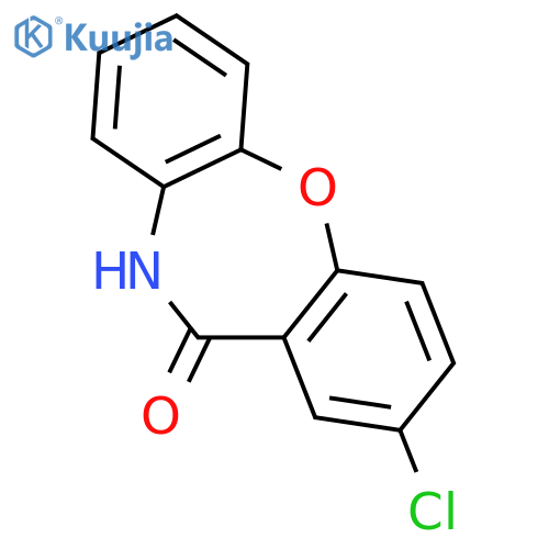 2-Chloro-10,11-dihydro-11-oxo-dibenzob,f1,4oxazepine structure