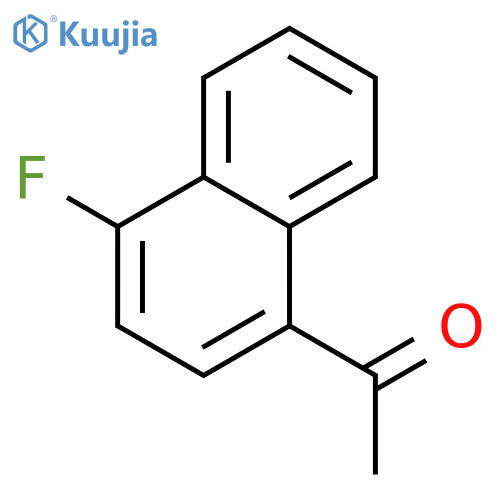 4-Fluoro-1-acetonaphthone structure