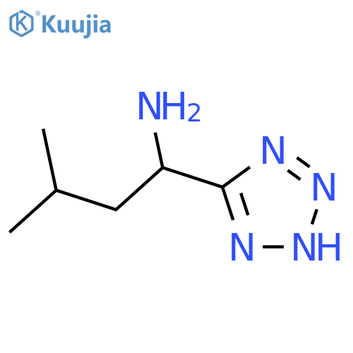 3-Methyl-1-(1H-tetrazol-5-yl)butan-1-amine structure