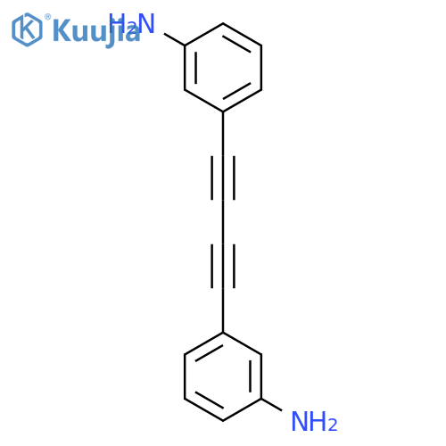 3,3'-(Buta-1,3-diyne-1,4-diyl)dianiline structure