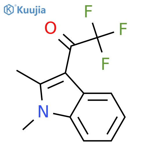 1-(1,2-dimethyl-1H-indol-3-yl)-2,2,2-trifluoroethan-1-one structure
