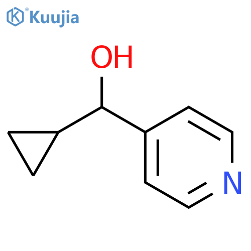 4-Pyridinemethanol, a-cyclopropyl- structure
