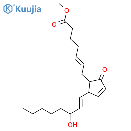 Methyl 7-[2-(3-hydroxyoct-1-enyl)-5-oxocyclopent-3-en-1-yl]hept-5-enoate structure