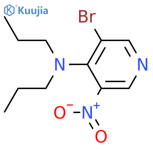 3-Bromo-5-nitro-N,N-dipropylpyridin-4-amine structure