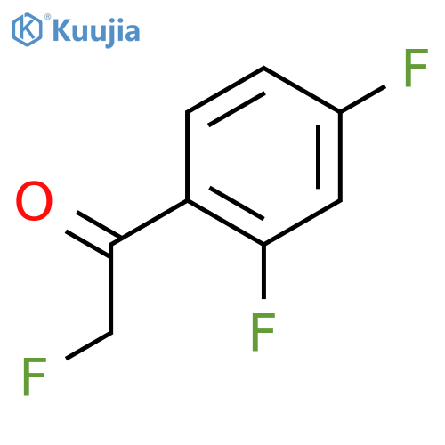 1-(2,4-difluorophenyl)-2-fluoroethan-1-one structure