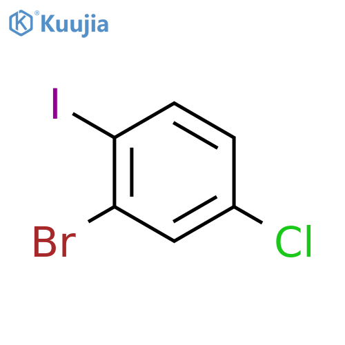 2-Bromo-4-chloro-1-iodobenzene structure