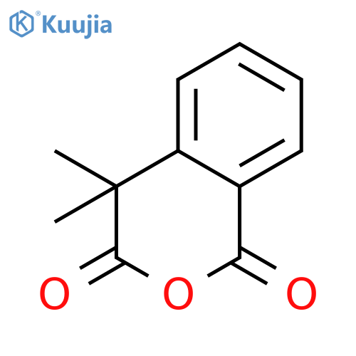 4,4-dimethylisochroman-1,3-dione structure