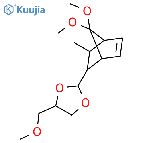 1,3-Dioxolane,2-(7,7-dimethoxy-3-methylbicyclo[2.2.1]hept-5-en-2-yl)-4-(methoxymethyl)- structure