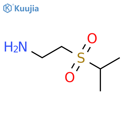2-(2-aminoethanesulfonyl)propane structure