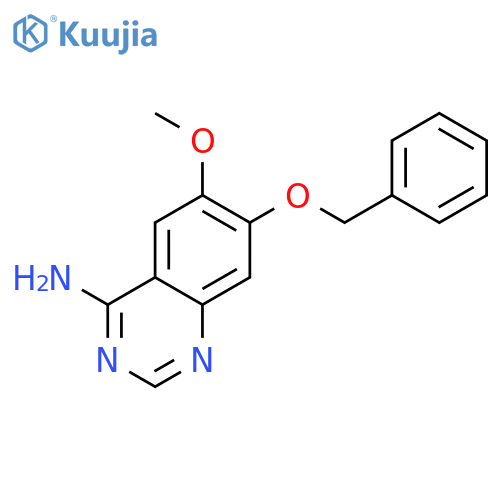 4-Quinazolinamine, 6-methoxy-7-(phenylmethoxy)- structure