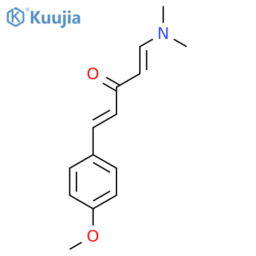 (1E,4E)-1-(Dimethylamino)-5-(4-methoxyphenyl)penta-1,4-dien-3-one structure