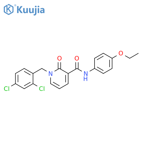 1-(2,4-DICHLOROBENZYL)-N-(4-ETHOXYPHENYL)-2-OXO-1,2-DIHYDRO-3-PYRIDINECARBOXAMIDE structure