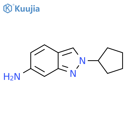 2-cyclopentyl-2H-indazol-6-amine structure