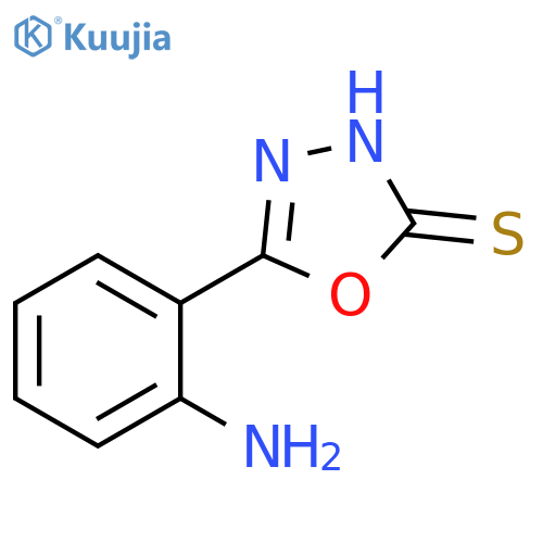 5-(2-Aminophenyl)-1,3,4-oxadiazole-2(3H)-thione structure