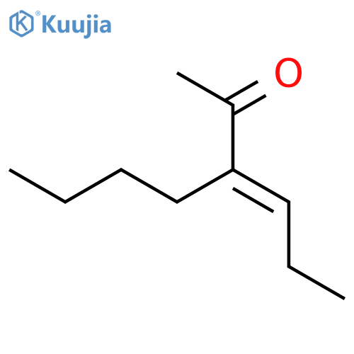 2-Heptanone,3-propylidene- structure