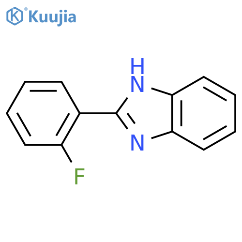 2-(2-Fluorophenyl)-1H-1,3-benzodiazole structure