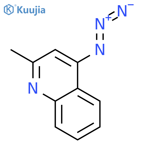 Quinoline,4-azido-2-methyl- structure