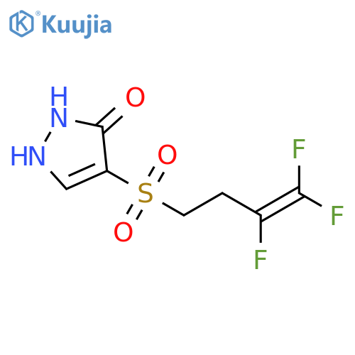 4-[(3,4,4-TRIFLUORO-3-BUTENYL)SULFONYL]-1H-PYRAZOL-5-OL structure