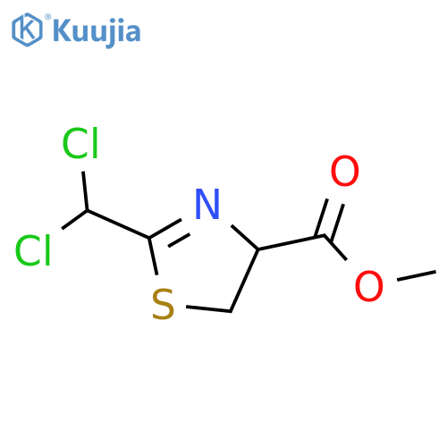 Methyl 2-(Dichloromethyl)-4,5-dihydro-1,3-thiazole-4-carboxylate structure