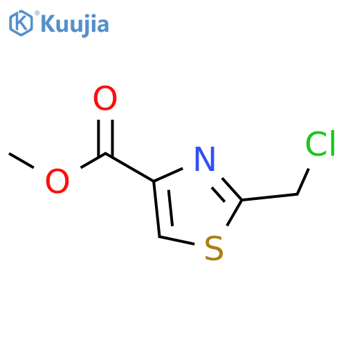 Methyl 2-(chloromethyl)thiazole-4-carboxylate structure