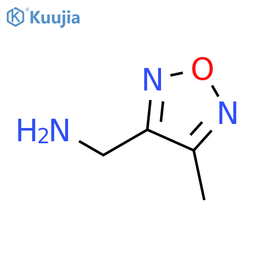 (4-Methyl-1,2,5-oxadiazol-3-yl)methanamine structure