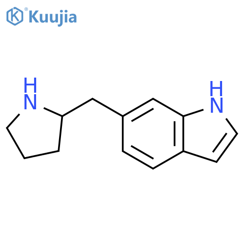 6-(pyrrolidin-2-yl)methyl-1H-indole structure