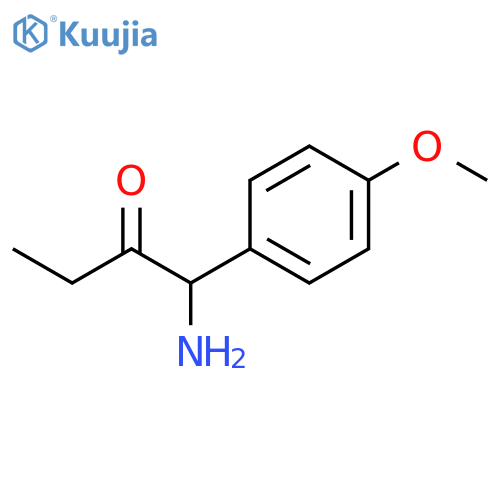 2-Butanone, 1-amino-1-(4-methoxyphenyl)- structure