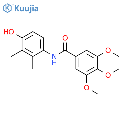 N-(4-hydroxy-2,3-dimethylphenyl)-3,4,5-trimethoxybenzamide structure
