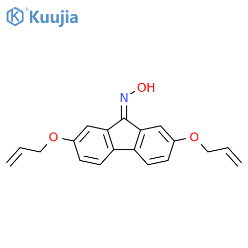 9H-Fluoren-9-one, 2,7-bis(2-propen-1-yloxy)-, oxime structure