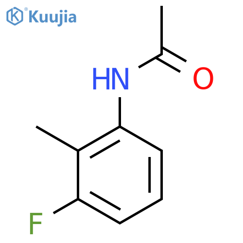 N-(3-Fluoro-2-methylphenyl)acetamide structure