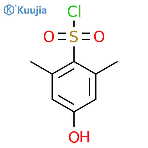 2,6-Dimethyl-4-hydroxybenzenesulfonyl chloride structure
