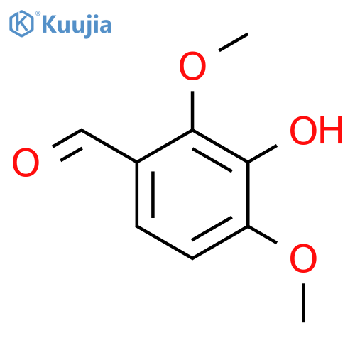 Benzaldehyde,3-hydroxy-2,4-dimethoxy- structure