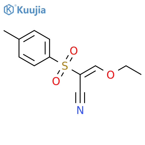 2-Propenenitrile, 3-ethoxy-2-[(4-methylphenyl)sulfonyl]- structure