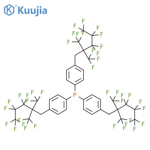 Phosphine,tris[4-[3,3,4,4,5,5,5-heptafluoro-2,2-bis(trifluoromethyl)pentyl]phenyl]- structure