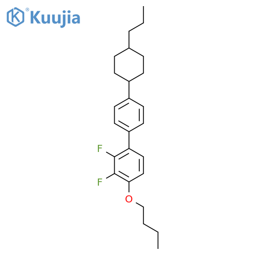 4-Butoxy-2,3-difluoro-4'-[(1alpha)-4-propylcyclohexyl]biphenyl structure