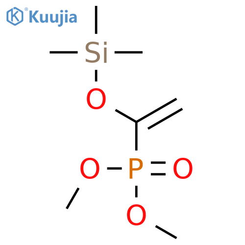 Phosphonic acid, [1-[(trimethylsilyl)oxy]ethenyl]-, dimethyl ester structure