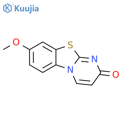 2H-PYRIMIDO[2,1-B]BENZOTHIAZOL-2-ONE, 8-METHOXY- structure