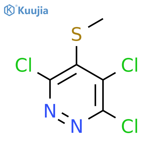 Pyridazine, 3,4,6-trichloro-5-(methylthio)- structure