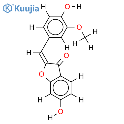 2-Benzyliden-6,4'-dihydroxy-3'-methoxy-cumaranon structure