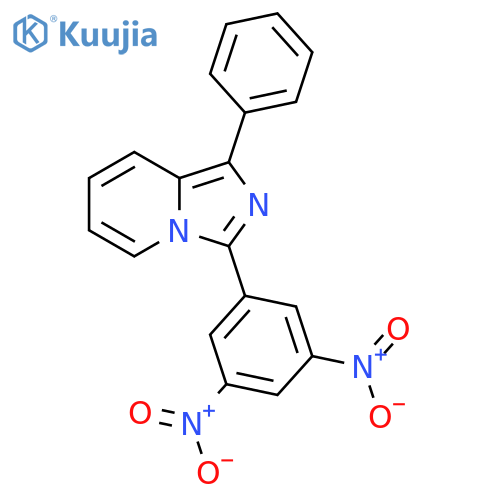 3-(3,5-Dinitrophenyl)-1-phenylimidazo[1,5-a]pyridine structure