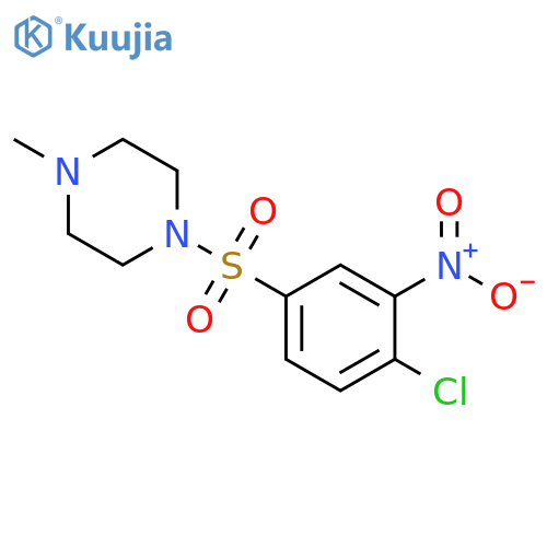 1-(4-Chloro-3-nitrophenyl)sulfonyl-4-methylpiperazine structure