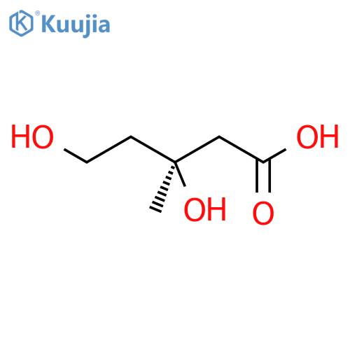 Pentanoic acid,3,5-dihydroxy-3-methyl-, (3S)- structure