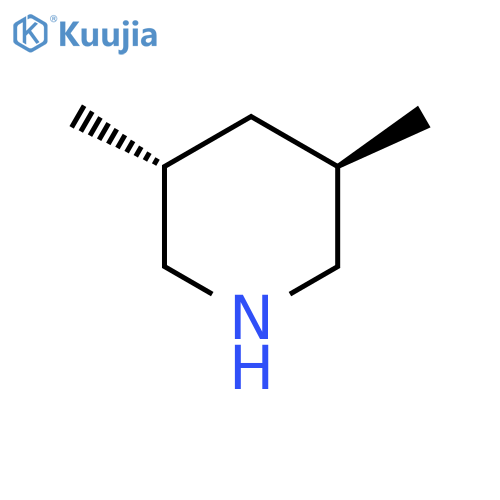 Piperidine, 3,5-dimethyl-, (3R,5R)-rel- structure