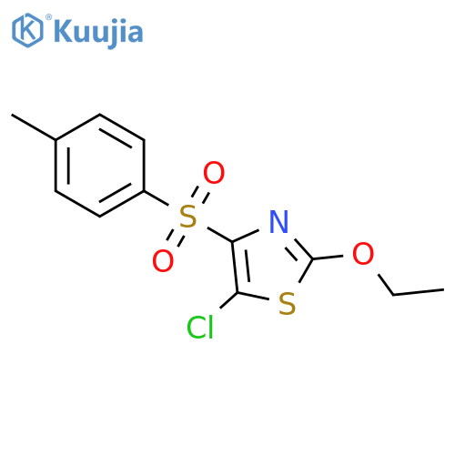 5-chloro-2-ethoxy-4-(4-methylbenzenesulfonyl)-1,3-thiazole structure