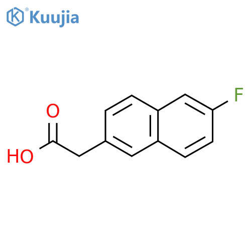 6-Fluoro-2-naphthaleneacetic Acid structure